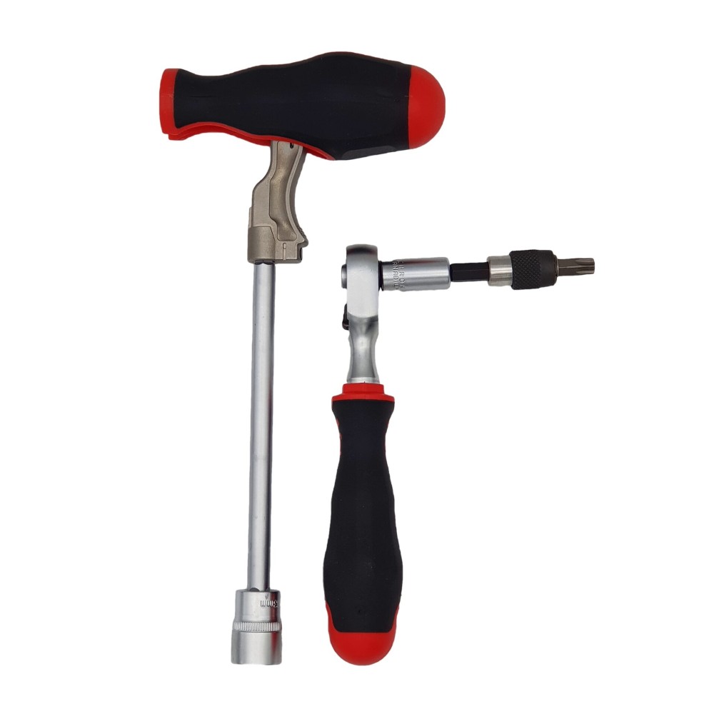 Felo Набор бит SL/PH/Tx/HEX и головок с трещоткой ERGONIC и рукояткой SMART в кейсе, 29 шт 06081506