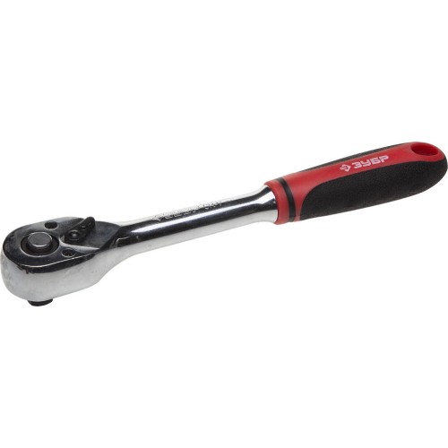 ЗУБР 1/4_, 72 зубца, трещотка для торцовых головок (27736-1/4)