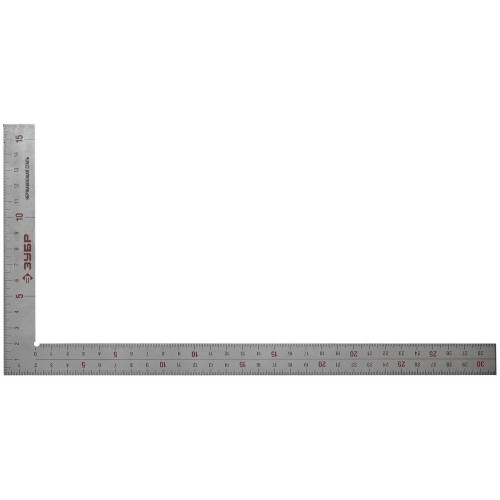 ЗУБР Цель, 300 х 150 мм, цельнометаллический нержавеющий угольник, Профессионал (34350-30)