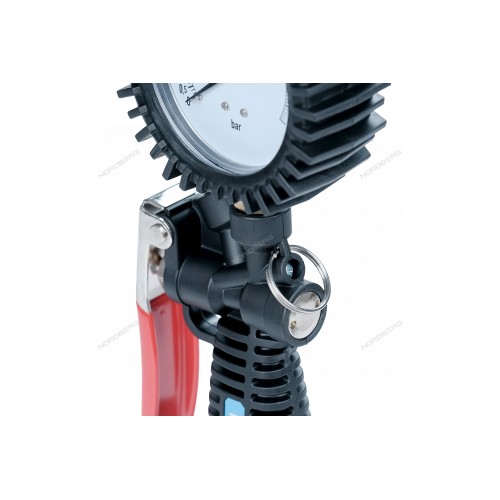 Пистолет для подкачки колес с манометром 80 мм NORDBERG Ti61