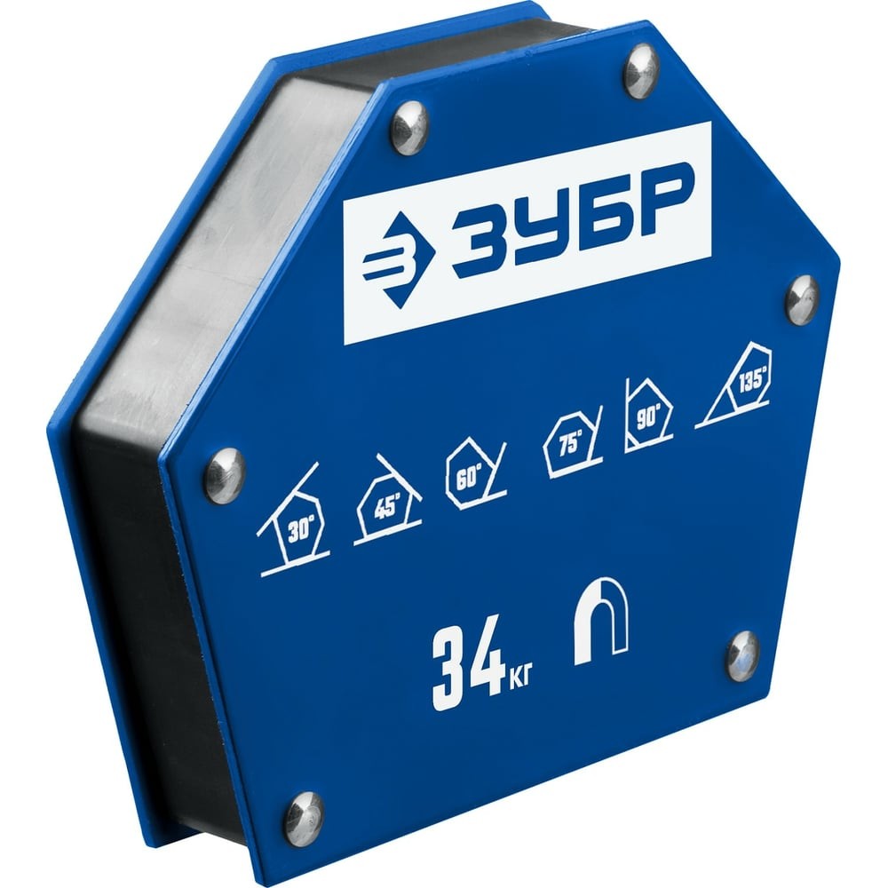 ЗУБР УМ-6, 34 кг, угольник магнитный для сварочных работ, Профессионал (40055-34)
