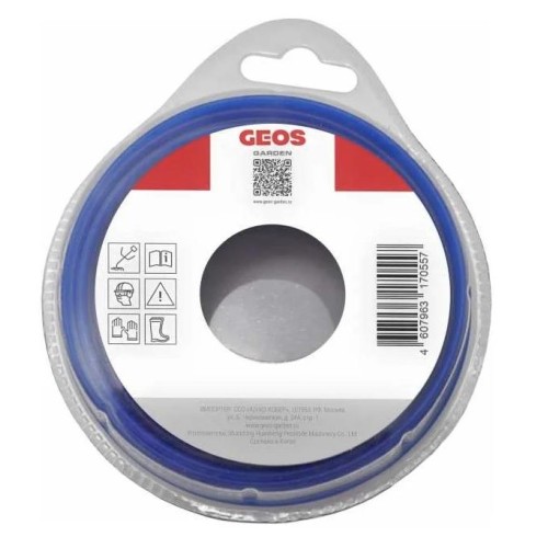 Леска GEOS 2 мм,15 м, круглое сечение в блистере