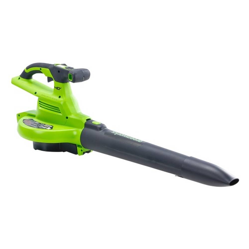 Аккумуляторная воздуходувка Greenworks GD40BVIIK5
