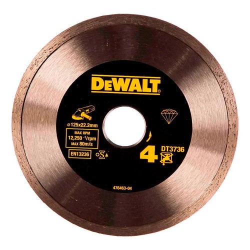 Диск алмазный по керамике DeWalt DT3736 125х22.2мм