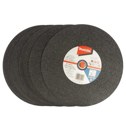 Круг отрезной по металлу Makita 355x3х25.4мм 5шт(B-14510-5)