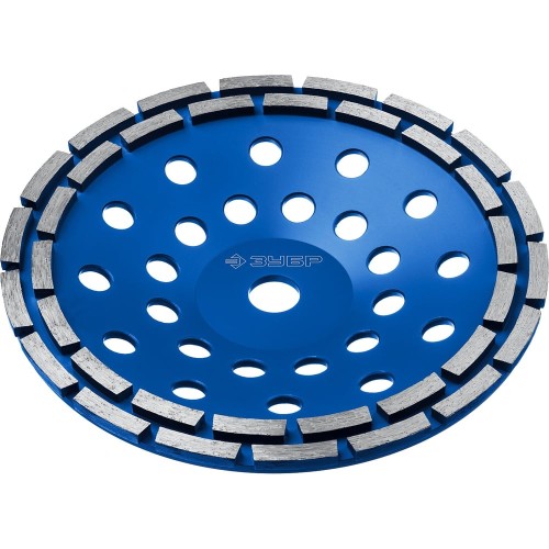 ЗУБР d 230 мм, двухрядная алмазная шлифовальная чашка, Профессионал (33372-230)