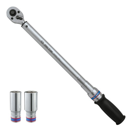 Динамометрический ключ серии "EXACT", 1/2", 40-200 Нм, для левой и правой резьбы KING TONY P34462-1D