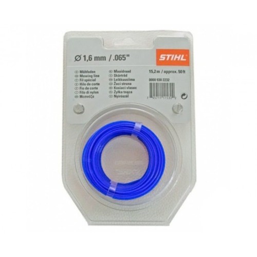 Леска для триммера Stihl 1.6мм круглая 15.2м (9302232)