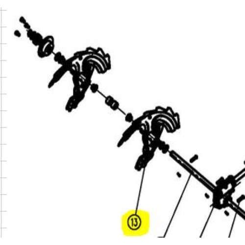Шнек правый KCD24-01-09