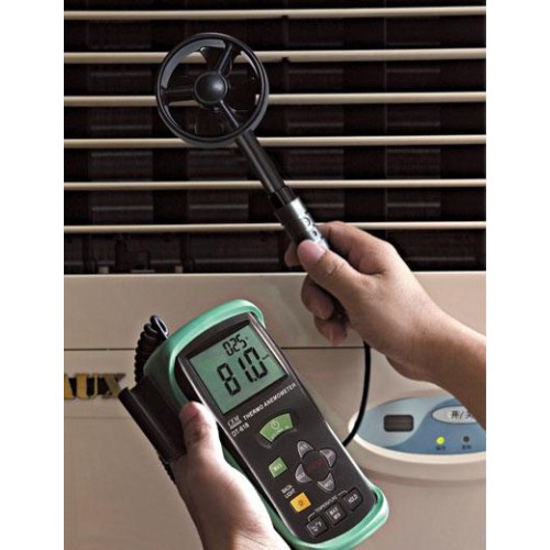 Измеритель скорости воздуха и температуры СЕМ DT-618