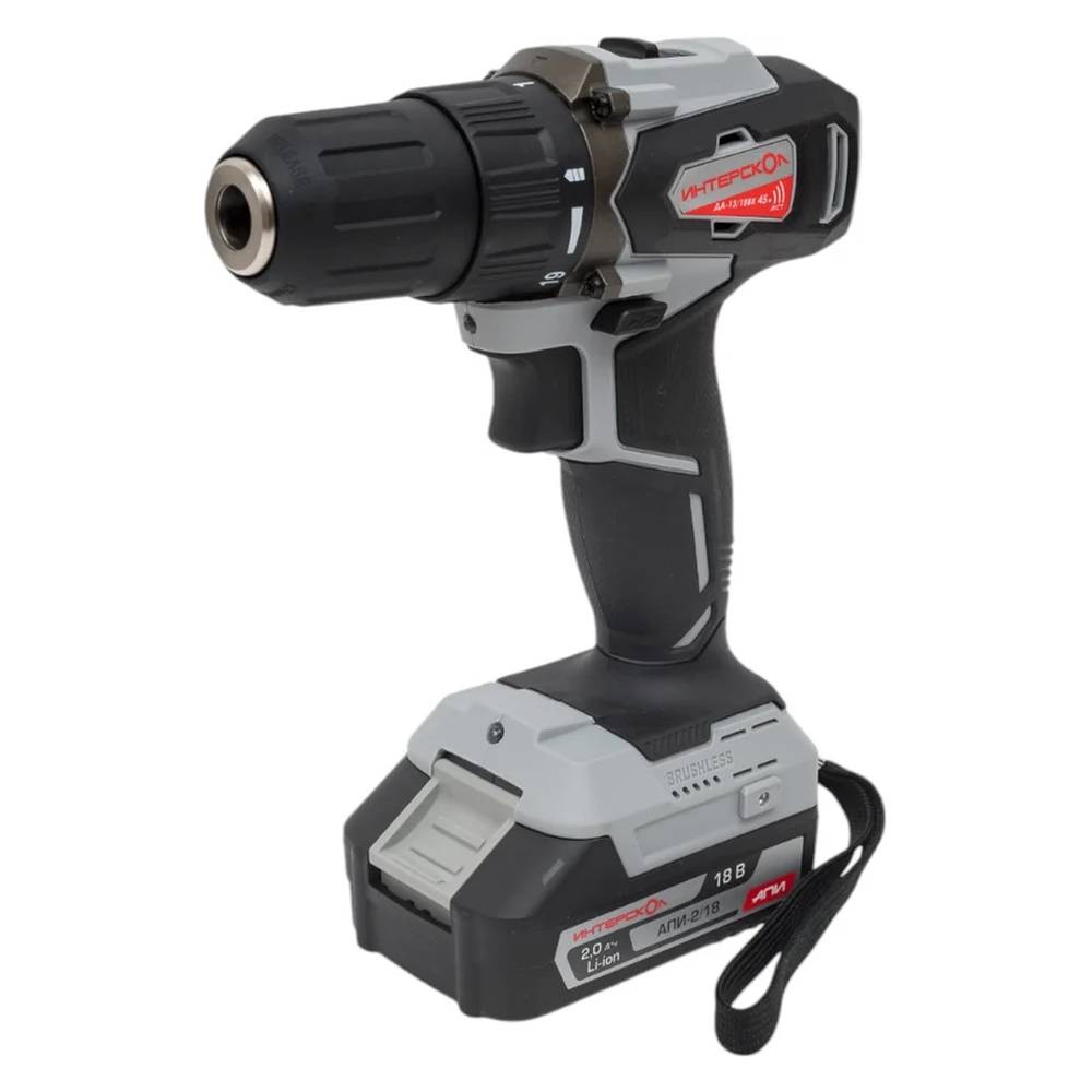Аккумуляторная дрель-шуруповерт ИНТЕРСКОЛ ДА-13/18ВК 575.2.2.70