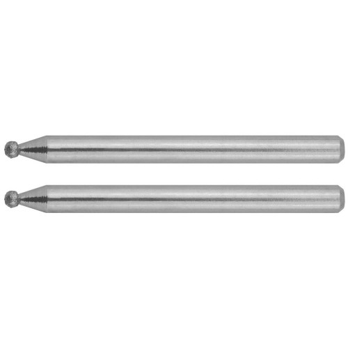 ЗУБР 2 шт, 2.0 x 3.2 x 38 мм, набор алмазных мини-шарошек (35923)