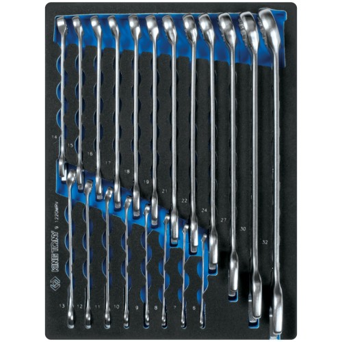 Комплект комбинированных ключей в ложементе EVA, 6- 32мм, 20 предметов KING TONY