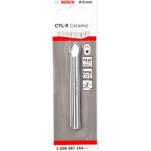 Сверло по стеклу и кафелю Bosch CYL-9 8х80мм (164)