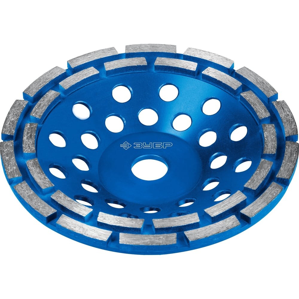 ЗУБР d 180 мм, двухрядная алмазная шлифовальная чашка, Профессионал (33372-180)