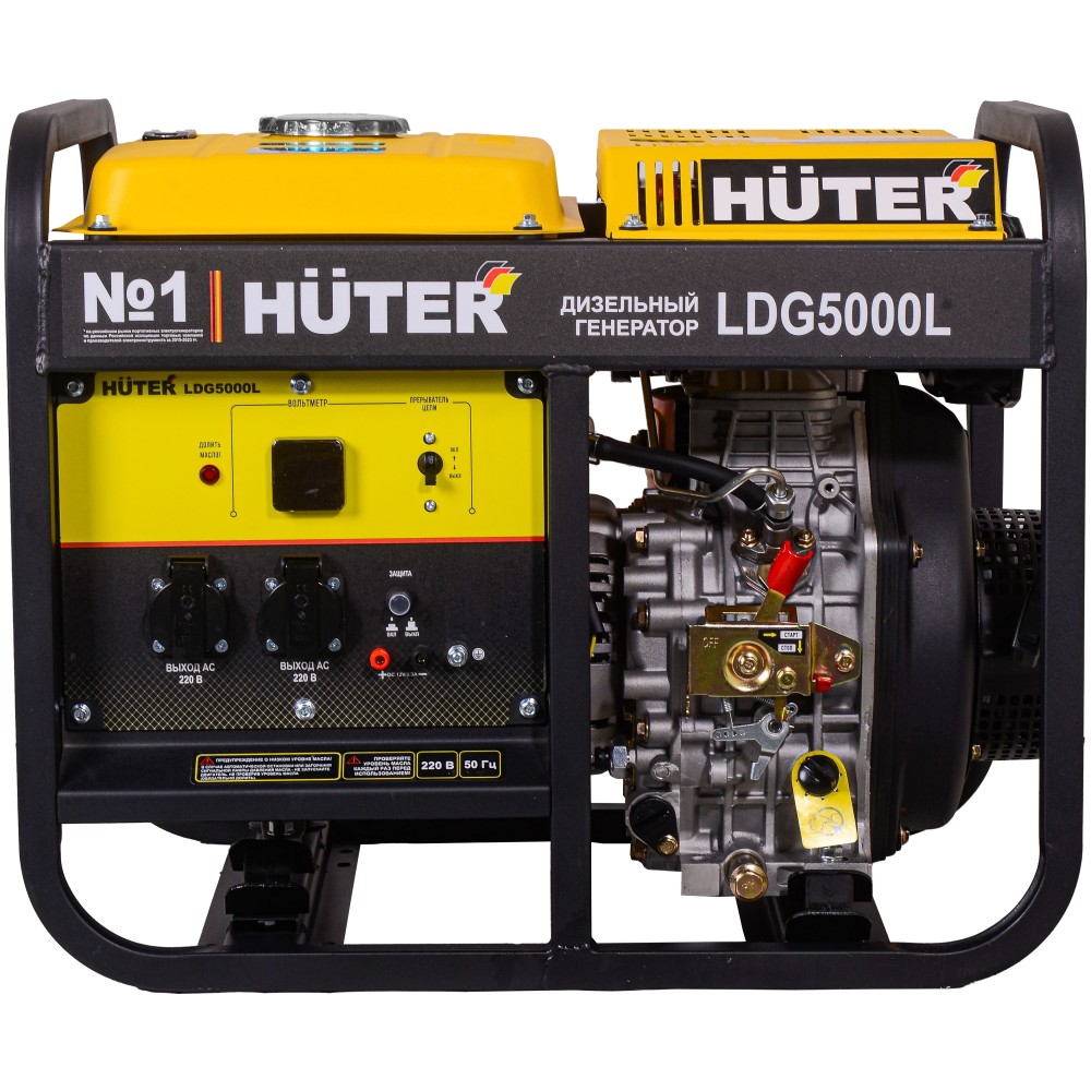 Электрогенератор дизельный LDG 5000L Huter KEM069