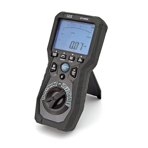 Тестер изоляции & Микроомметр с функцией Мультиметра TRMS СЕМ DT-6505