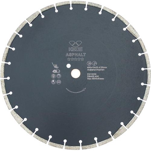 Диск алмазный KEOS Professional сегментный (асфальт) 450мм/25,4/ (DBA02.450)