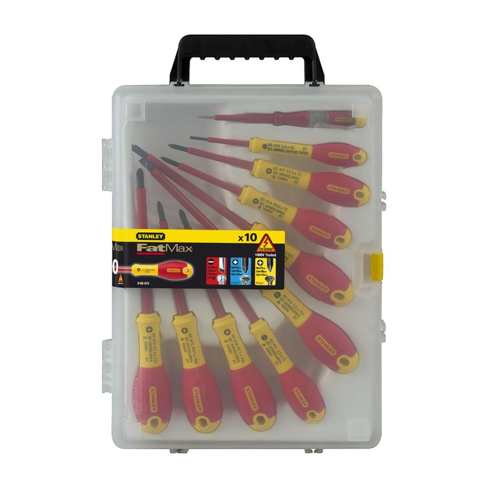Набор отверток диэлектрических STANLEY FatMax 10шт 0-62-573