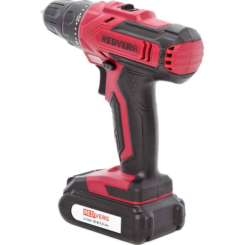 Аккумуляторная дрель-шуруповерт REDVERG RD-SD18L/2Y