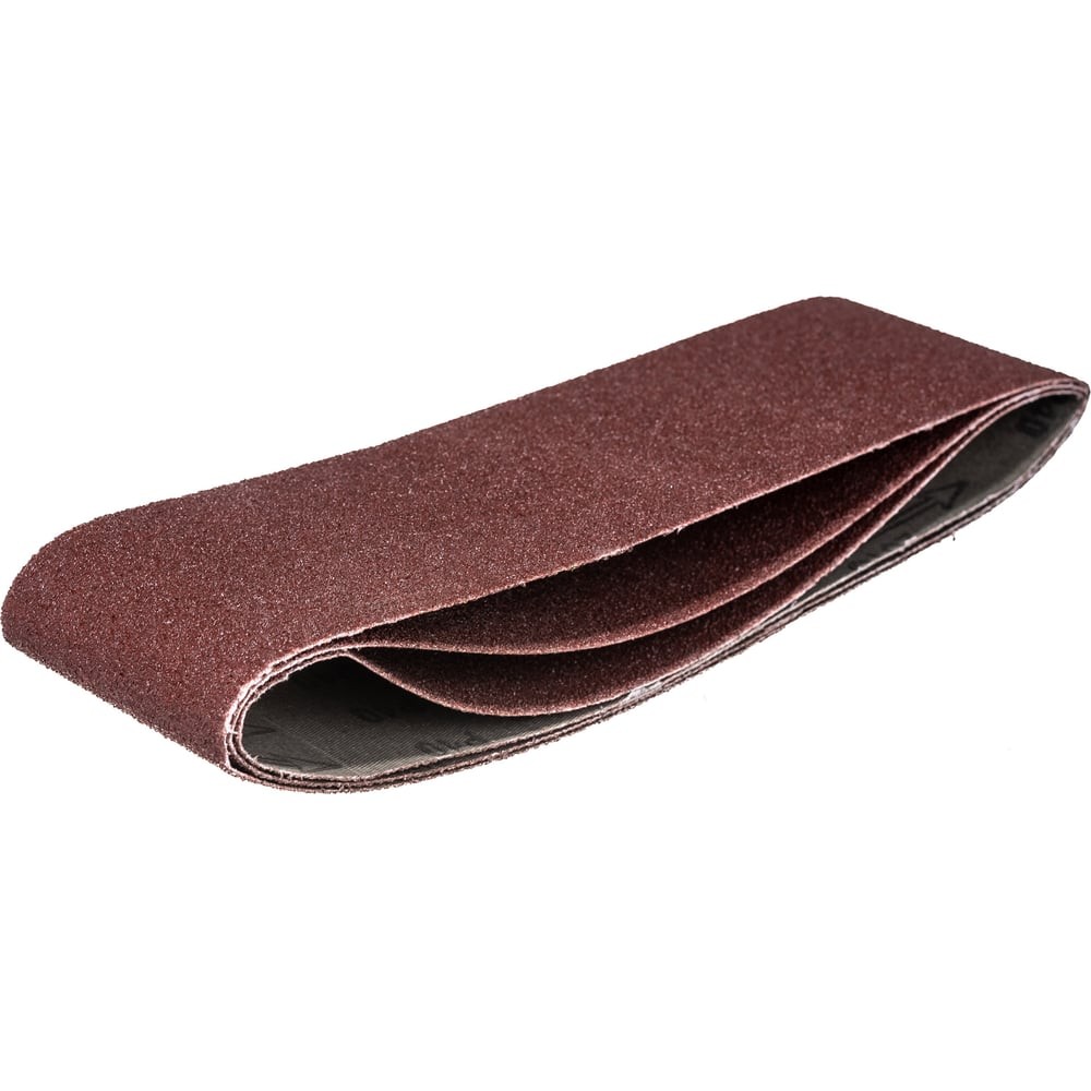 ЗУБР 75х533 мм, P40, лента шлифовальная МАСТЕР, для ЛШМ, 3 шт.