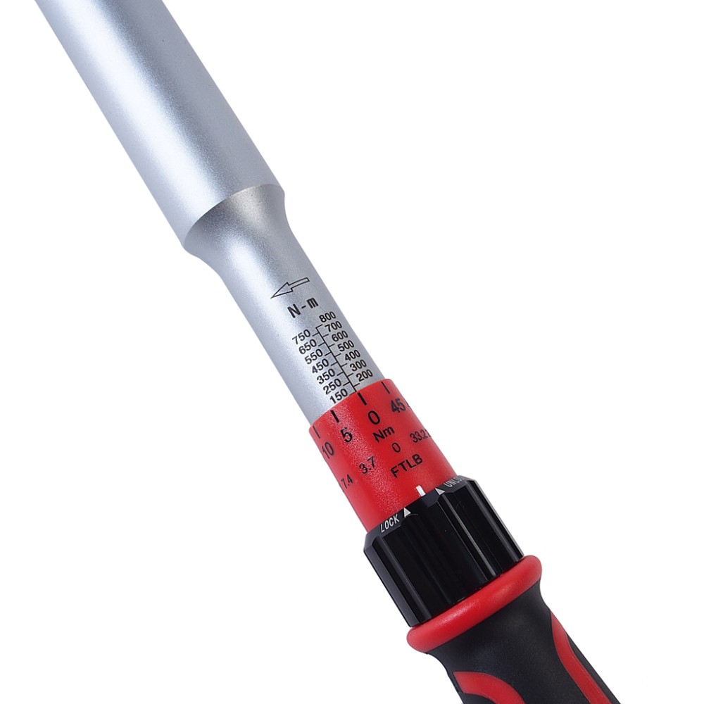 Ключ динамометрический 3/4" двухсторонний, усилие затяжки 150-800Nm, длина 1100мм JTC