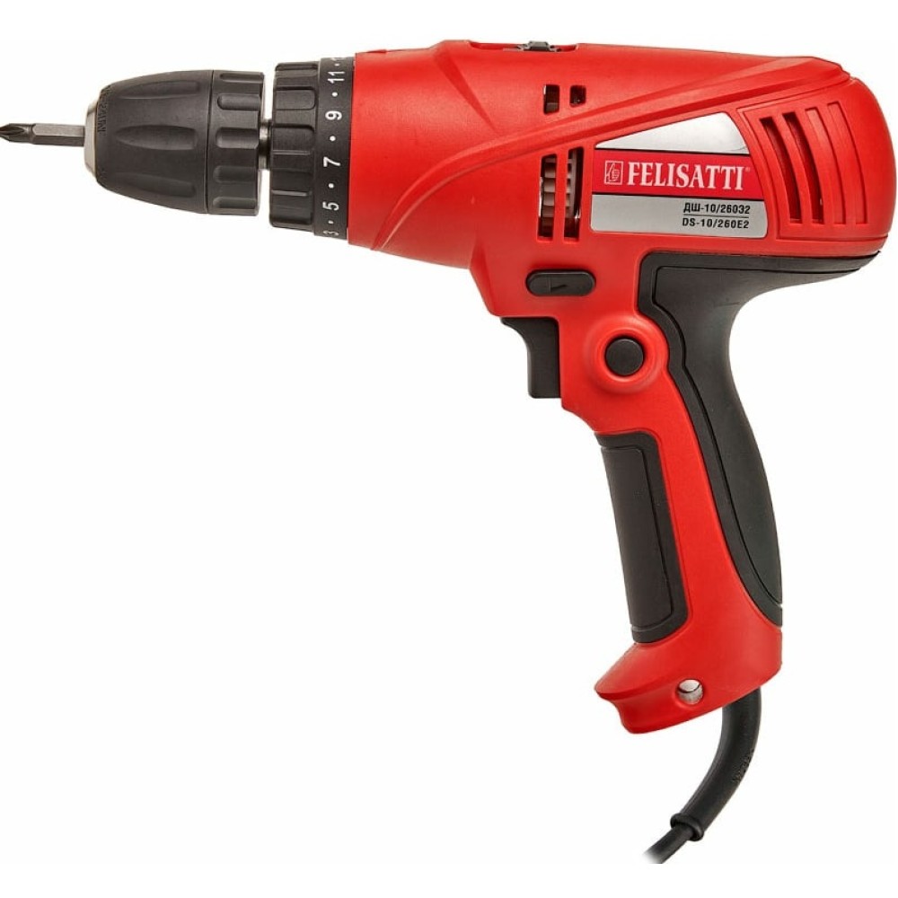 Сетевой шуруповерт Felisatti ДШ-10/260Э2