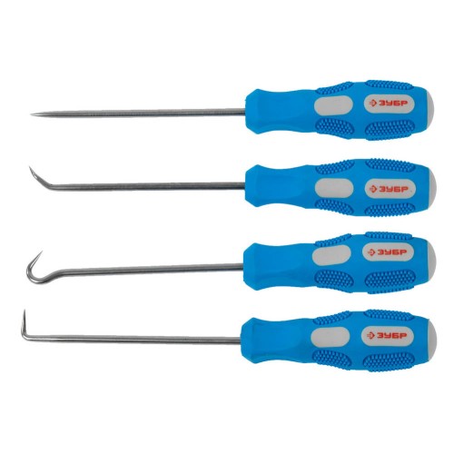 ЗУБР 4 предмета, набор крючков для слесарных работ (21553-H4)