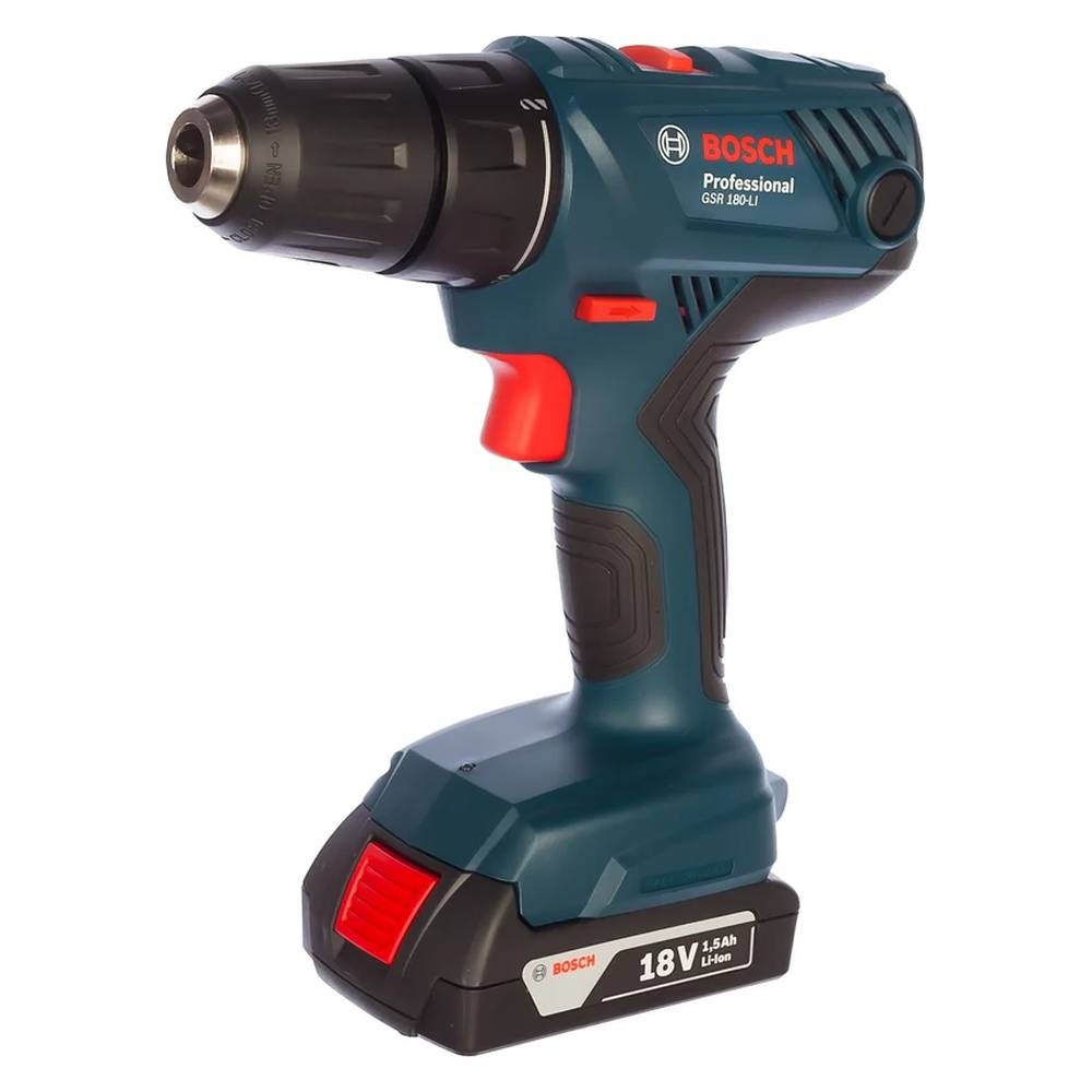 Аккумуляторная дрель-шуруповерт Bosch GSR 180-LI