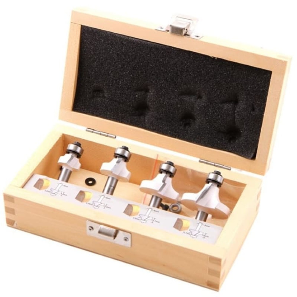 Набор фрез по дереву Makita 4шт D-53534