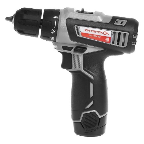 Аккумуляторная дрель-шуруповерт ИНТЕРСКОЛ ДА-12ЭР-02 ДМ