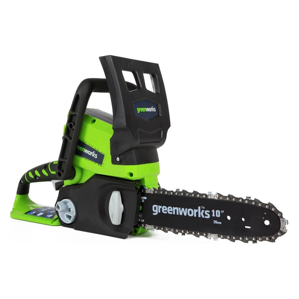 Аккумуляторная цепная пила Greenworks G24CS25K2 24V