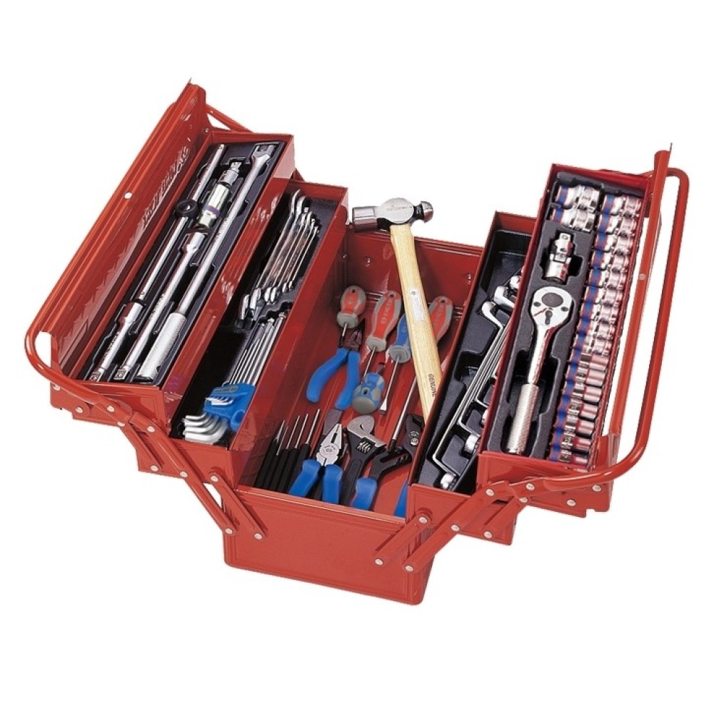 Ящик с инструментом раскладной 65 предметов KING TONY