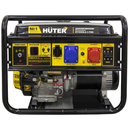 Бензиновый генератор Huter DY9500LX-3 PRO