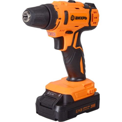 Дрель-шуруповерт ВИХРЬ ДА-20Л-2К