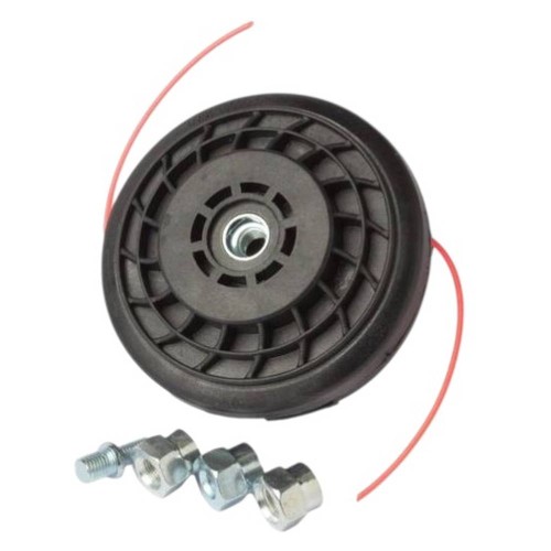 Шпулька для триммеров и кусторезов REDVERG, универсальная полуавтомат 4 адаптера (990422)