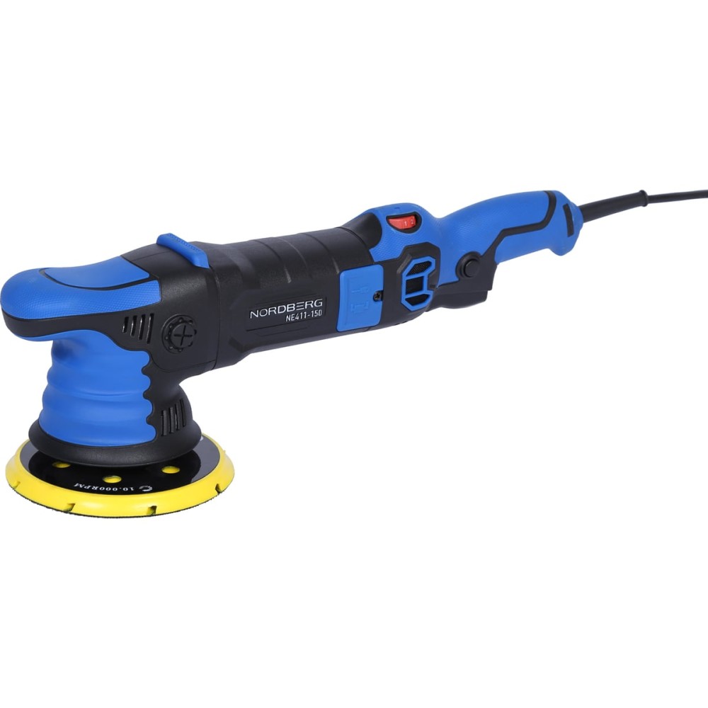 Полировальная машинка орбитальная, диск 150 мм, 2000-4800 об/мин, ход эксц. 21 мм NORDBERG NE411-150