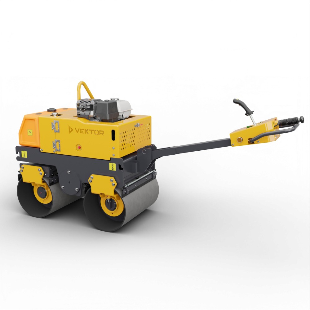 Виброкаток ручной двухвальцовый Vektor VRDR-800