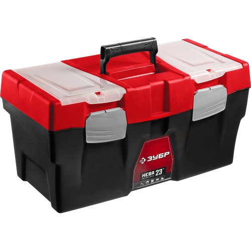 ЗУБР НЕВА-23, 585 х 295 х 295 мм, (23_), пластиковый ящик для инструментов (38323-23)