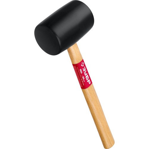 ЗУБР 900 г, чёрная, резиновая киянка (2050-90)