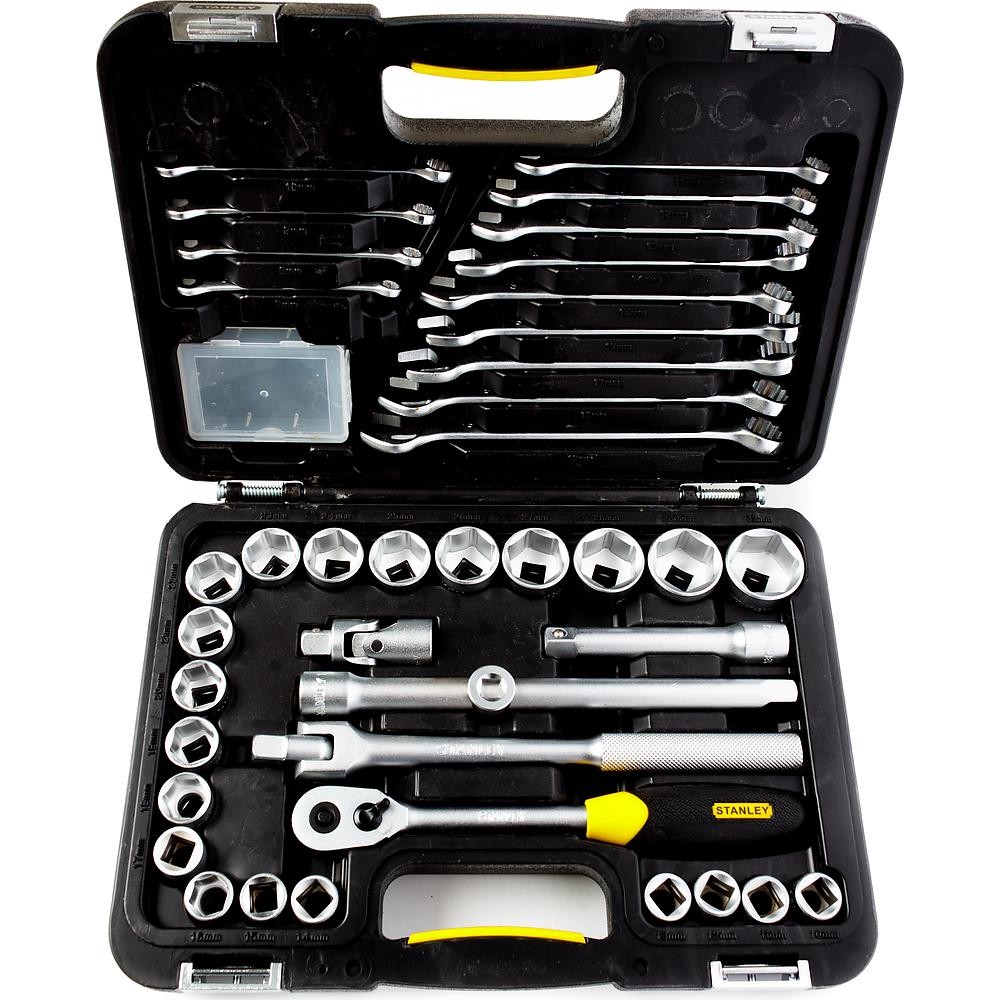 Набор торцевых головок и ключей STANLEY 40 предметов в кейсе 1-99-056