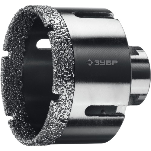 ЗУБР АВК, d 65 мм, (М14, 15 мм кромка), вакуумная алмазная коронка, Профессионал (29865-65)