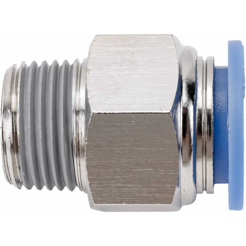 Фитинг цанговый прямой с наружной резьбой SHPI M3/8 для трубки диаметром 12 мм