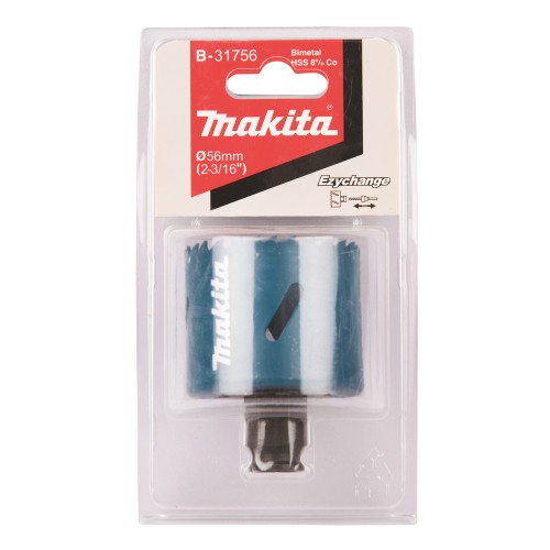 Коронка Makita Ezychange 56мм биметаллическая (B-31756)