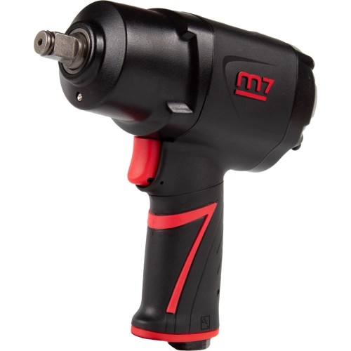 Гайковерт пневматический ударный MIGHTY SEVEN 1/2", 1627 Нм, в комплекте налобный фонарь