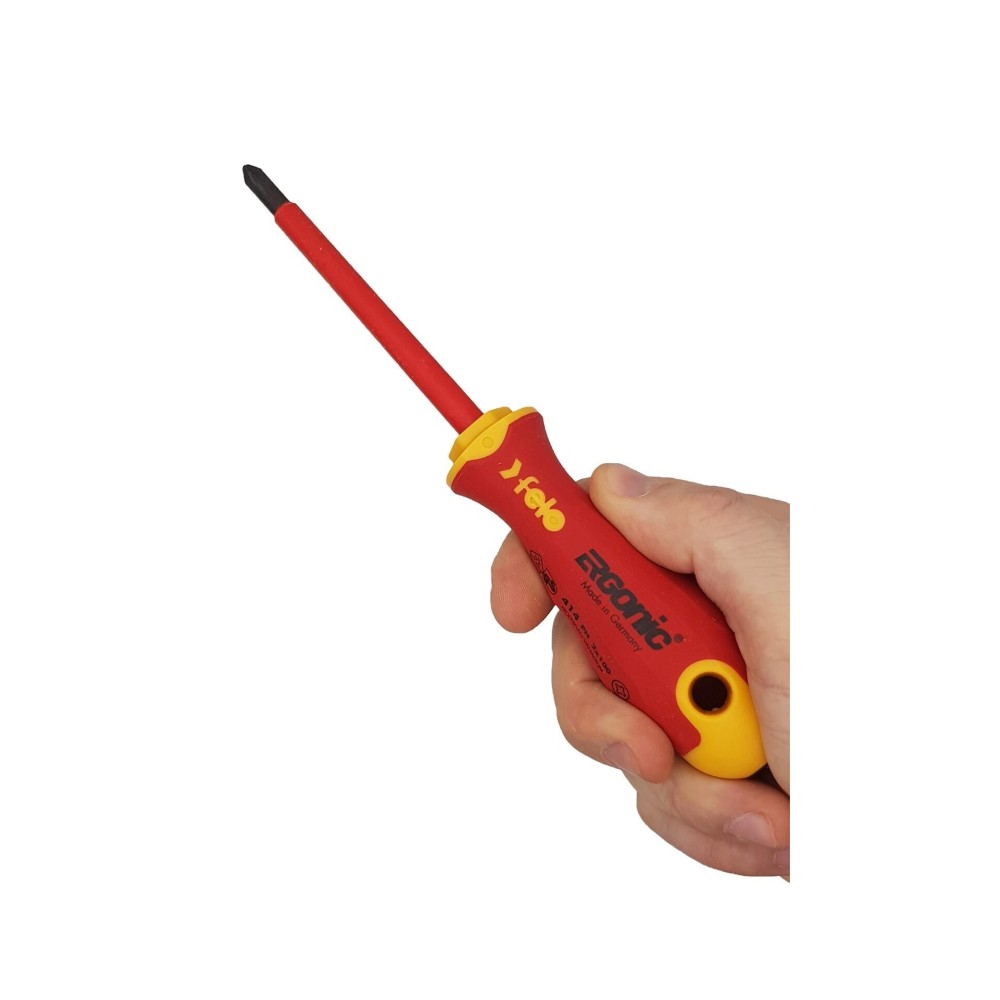 Набор диэлектрических отверток Felo Ergonic с тестером напряжения, 6 шт, 41396398