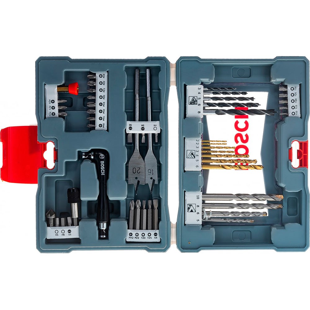 Набор сверл и бит Bosch Premium Set-49 49 предметов (233)
