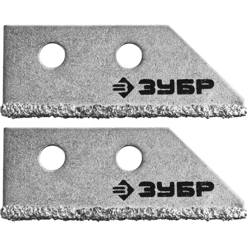 ЗУБР 50 мм, 2 шт, лезвия для скребка (33417-S2)