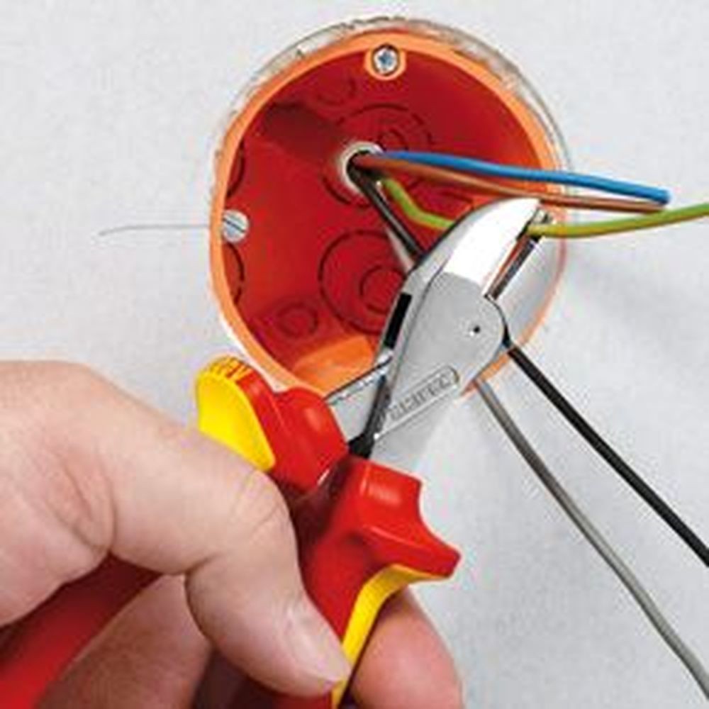 X-Cut Бокорезы VDE, 160 мм, хром, 2-комп диэлектрические ручки, коробчатый шарнир