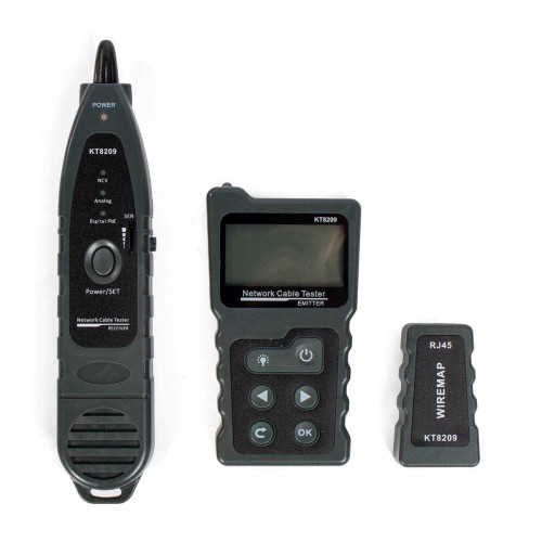 LAN-тестер витой пары с РоЕ KT 8209 серия PROLINE